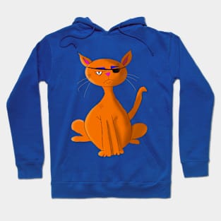 Sad Orange Tomcat Hoodie